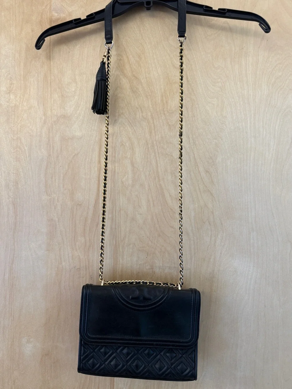 Tory Burch Fleming Convertible Shoulder Bag - Black